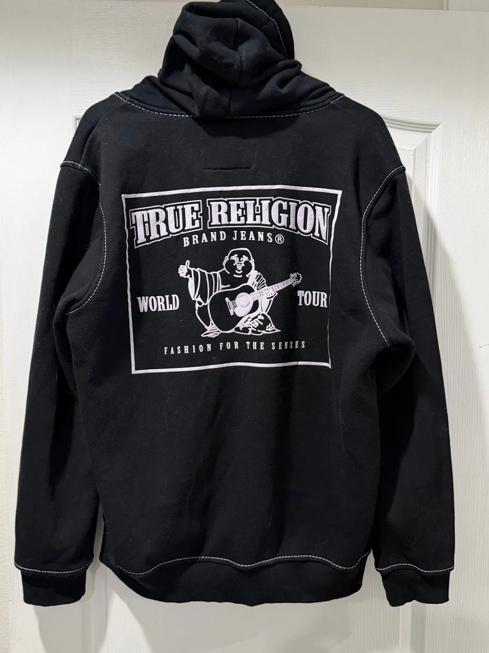 True Religion Big T Zip hoodie size XL